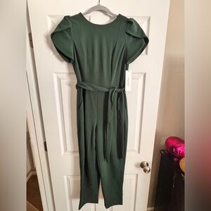 Calvin Klein Size 2 Forest Green Jumpsuit New with tags